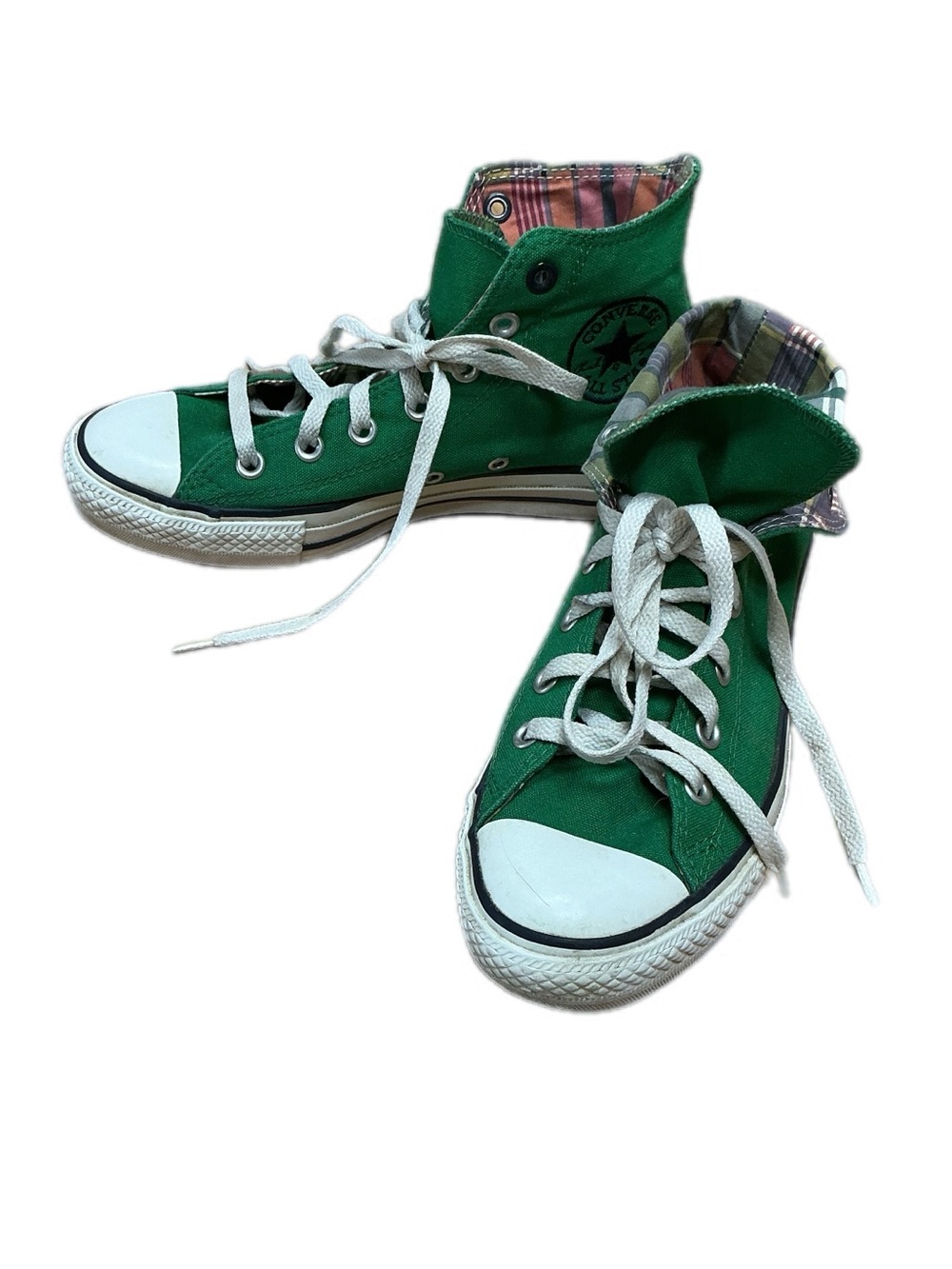 Converse Kelly green high top men's 6 women's 8 - Picture 6 of 13